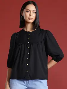 All About You Formals Frill Collar Casual Shirt