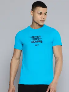 Reebok Typography Printed Slim Fit T-shirt