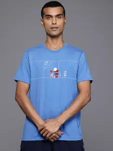 HRX by Hrithik Roshan Men Typography Printed Drop-Shoulder Sleeves T-shirt