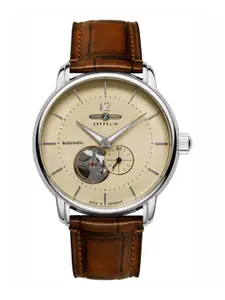 ZEPPELIN Men Dial & Leather Straps Analogue Automatic Motion Powered Watch 81661