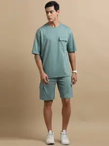 Bushirt Over-Sized T-Shirt & Shorts Co-Ord Set