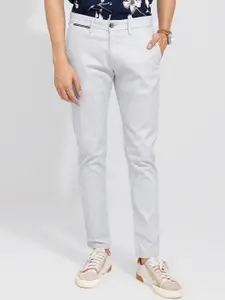 Snitch Men Smart Slim Fit Chinos Trouser