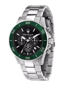 Maserati Men Dial & Stainless Steel Bracelet Style Straps Analogue Watch R8873600008