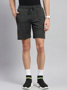 Monte Carlo Men Solid Mid-Rise Cotton Regular Shorts