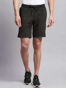 Monte Carlo Men Solid Mid-Rise Cotton Regular Shorts