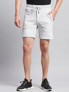 Monte Carlo Men Textured Mid-Rise Sports Shorts