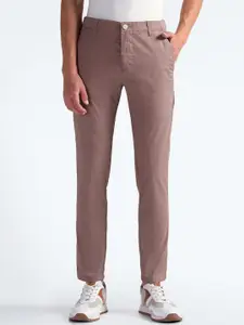 Flying Machine Men Clean LooK No Fade Mid-Rise Tapered Fit Stretchable Jeans