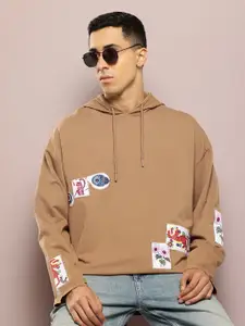 Kook N Keech Men Printed Hooded Sweatshirt