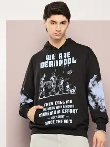 Kook N Keech Marvel Deadpool Print Hooded Sweatshirt