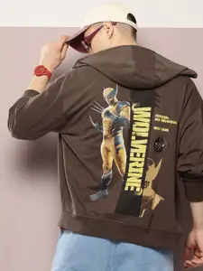 Kook N Keech Marvel Men Printed Hooded Sweatshirt