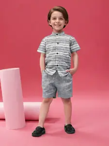 Toonyport Boys Printed Shirt with Short