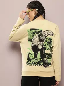 Kook N Keech Marvel Women Printed Sweatshirt