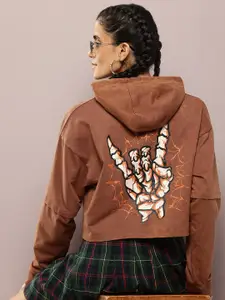 Kook N Keech Printed Hooded Sweatshirt