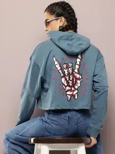 Kook N Keech Printed Hooded Sweatshirt