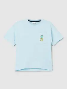 max Boys Back Printed Round Neck Tshirt