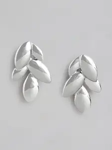 Forever New Metal Leaf Earrings