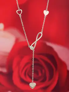 VANBELLE 925 Sterling Silver Rhodium-Plated Necklace