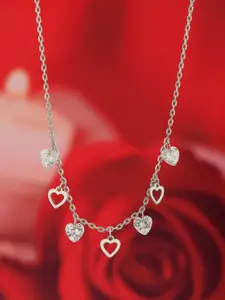 VANBELLE 925 Sterling Silver Rhodium-Plated Necklace