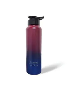 Solara Pink Stainless Steel Solid Single Wall Vacuum Water Bottle 1 L