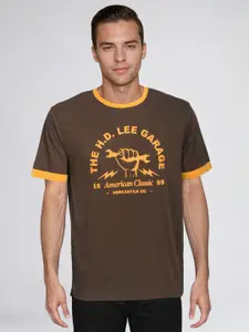 Lee Typography Printed Cotton T-shirt