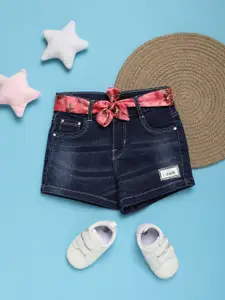 V-Mart Girls Mid-Rise Denim Shorts