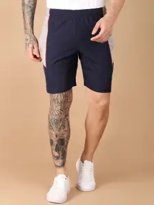 V-Mart Men Mid-Rise Poplin Cotton Casual Sports Shorts
