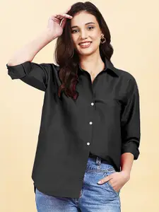 A.T.U.N. Spread Collar Full Sleeve Relaxed Fit Casual Shirt