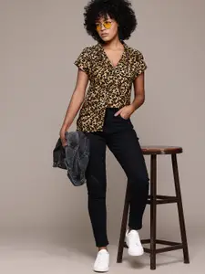 Roadster Women Animal Opaque Printed Casual Shirt