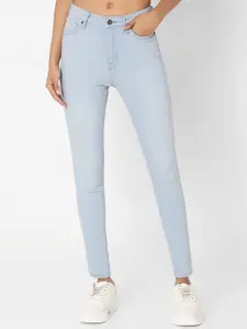 SPYKAR Women Adora Skinny Fit High-Rise Clean Look Cotton Jeans