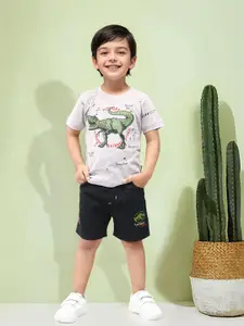 Toonyport Boys Printed T-shirt With Short