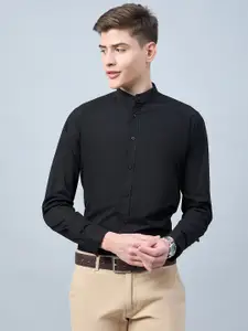 Style Quotient Black Slim Fit Cotton Formal Shirt