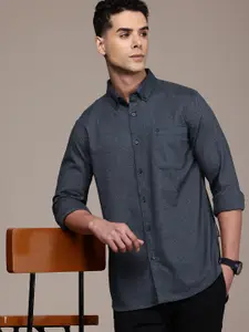 French Connection Men Premium Slim Fit Pure Cotton Casual Shirt