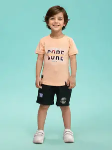 Toonyport Boys Printed T-shirt With Short