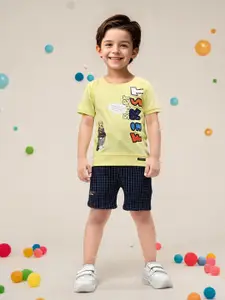 Toonyport Boys Printed T-shirt With Short