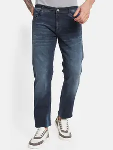 Octave Men Straight Fit Clean Look Light Fade Stretchable Jeans