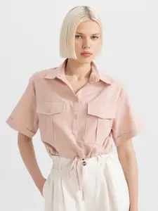 DeFacto Cotton Shirt Style Top