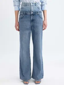 DeFacto Women Clean Look Heavy Fade Pure Cotton Whiskers Jeans