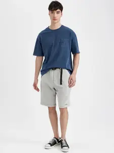 DeFacto Men Mid Rise Pure Cotton Shorts