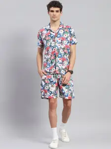 Monte Carlo Printed Shirt With Shorts Co-Ords