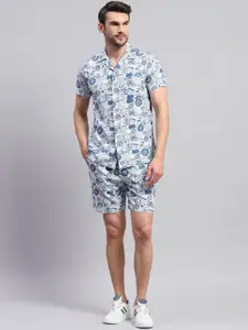 Monte Carlo Printed Shirt With Shorts Co-Ords