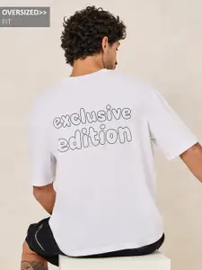 Styli Printed Oversized Cotton Rich T-shirt