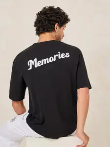 Styli Printed Oversized Cotton Rich T-shirt