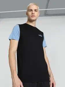 Puma Mens Solid Cotton Slim Fit T-Shirt