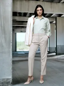 French Connection Opaque Striped Relaxed Fit Casual Shirt