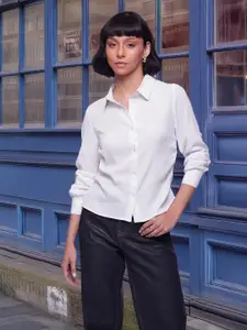 French Connection Regular Fit Solid Casual Shirt