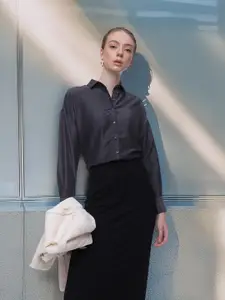 French Connection Opaque Drop-Shoulder Casual Shirt