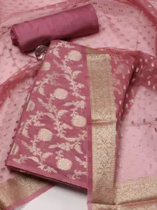 Meena Bazaar Woven Design Unstitched Dress Material