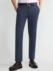 Arrow Men Slim Fit Mid-Rise Formal Trousers