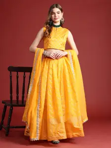 Anouk Printed Ready to Wear Lehenga Choli With Dupatta