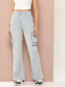 Harvard Women Flared High-Rise Stretchable Jeans